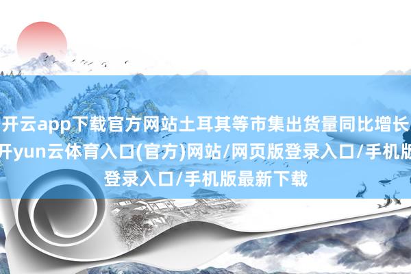 开云app下载官方网站土耳其等市集出货量同比增长超过3倍-开yun云体育入口(官方)网站/网页版登录入口/手机版最新下载