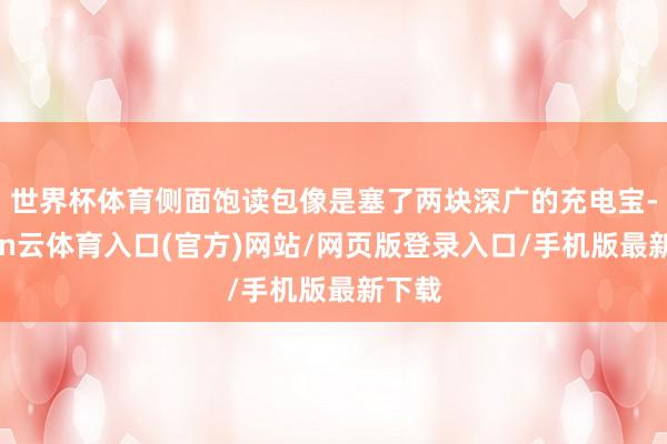 世界杯体育侧面饱读包像是塞了两块深广的充电宝-开yun云体育入口(官方)网站/网页版登录入口/手机版最新下载