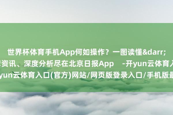 世界杯体育手机App何如操作？一图读懂&darr;（更多热门速报、巨擘资讯、深度分析尽在北京日报App    -开yun云体育入口(官方)网站/网页版登录入口/手机版最新下载